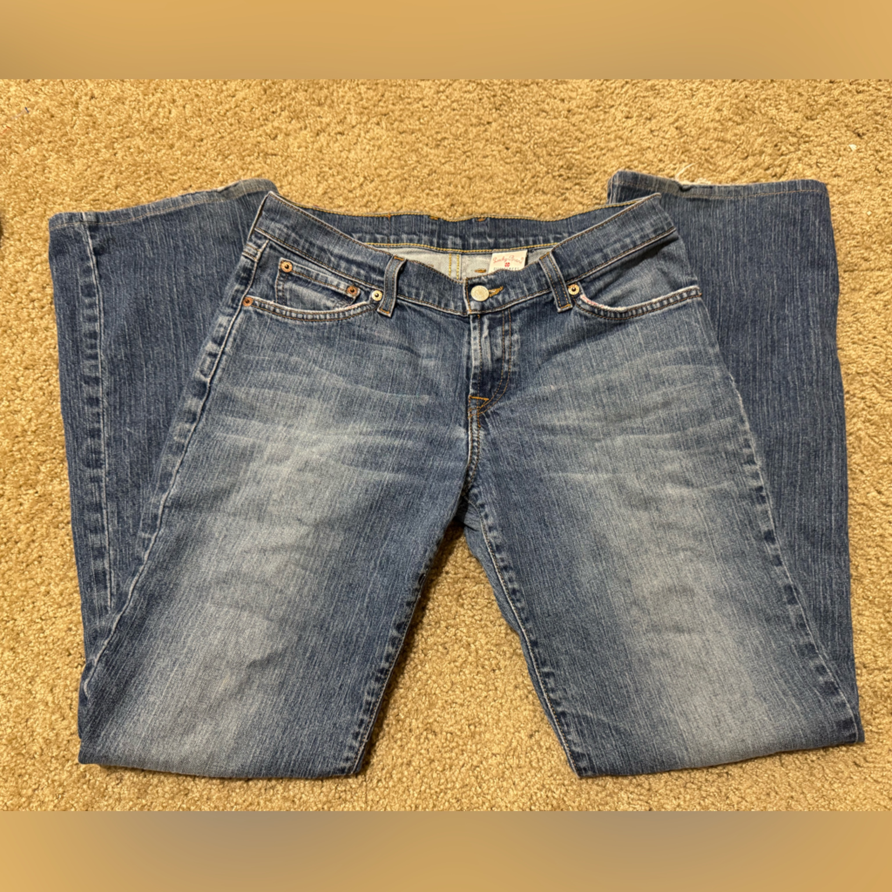 Lucky Brand Blue Denim Flare Jeans Lucky Brand Blue Denim Flare Jeans